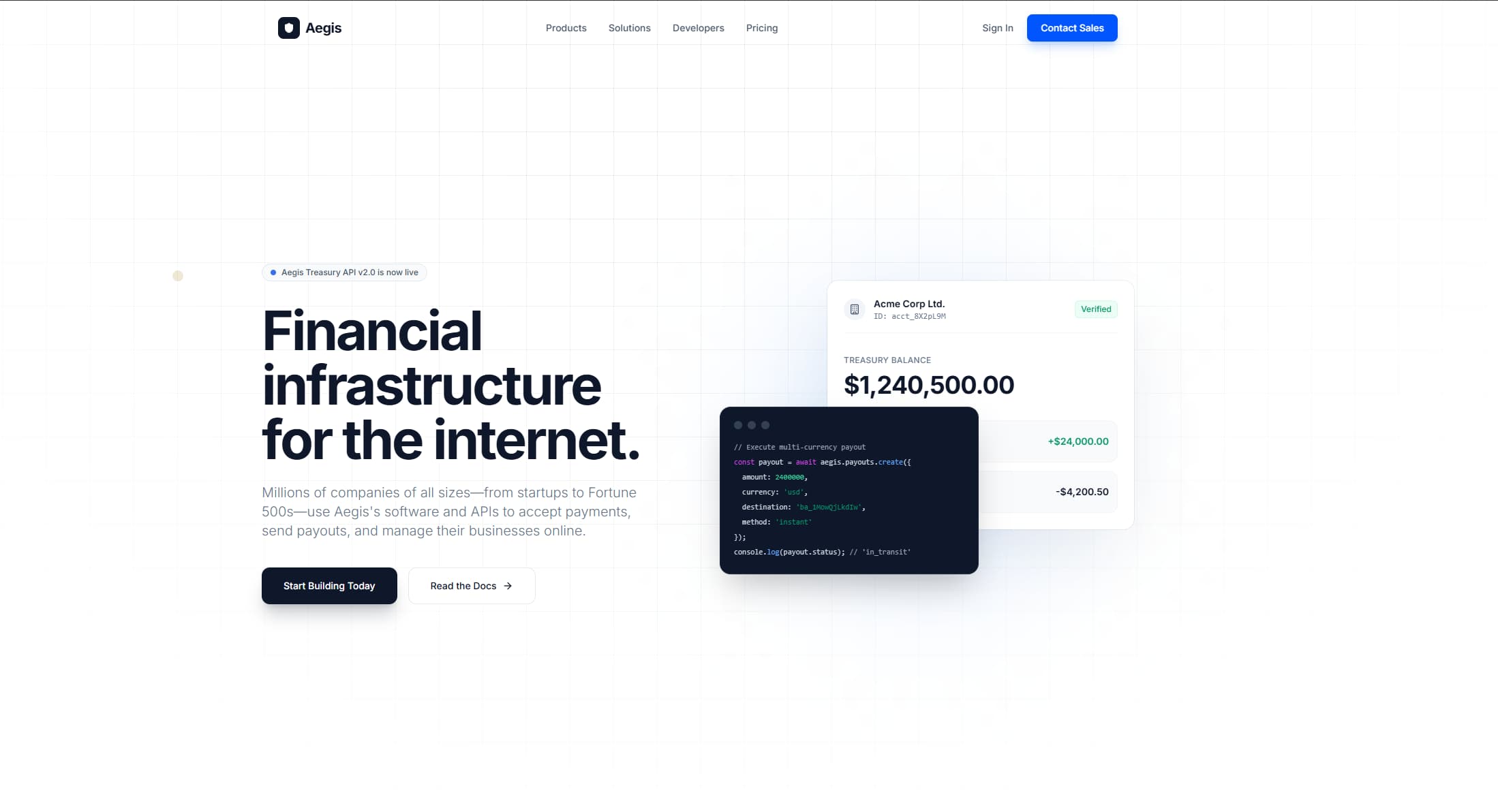 Real-Time Treasury & Payment Ledger Dashboard