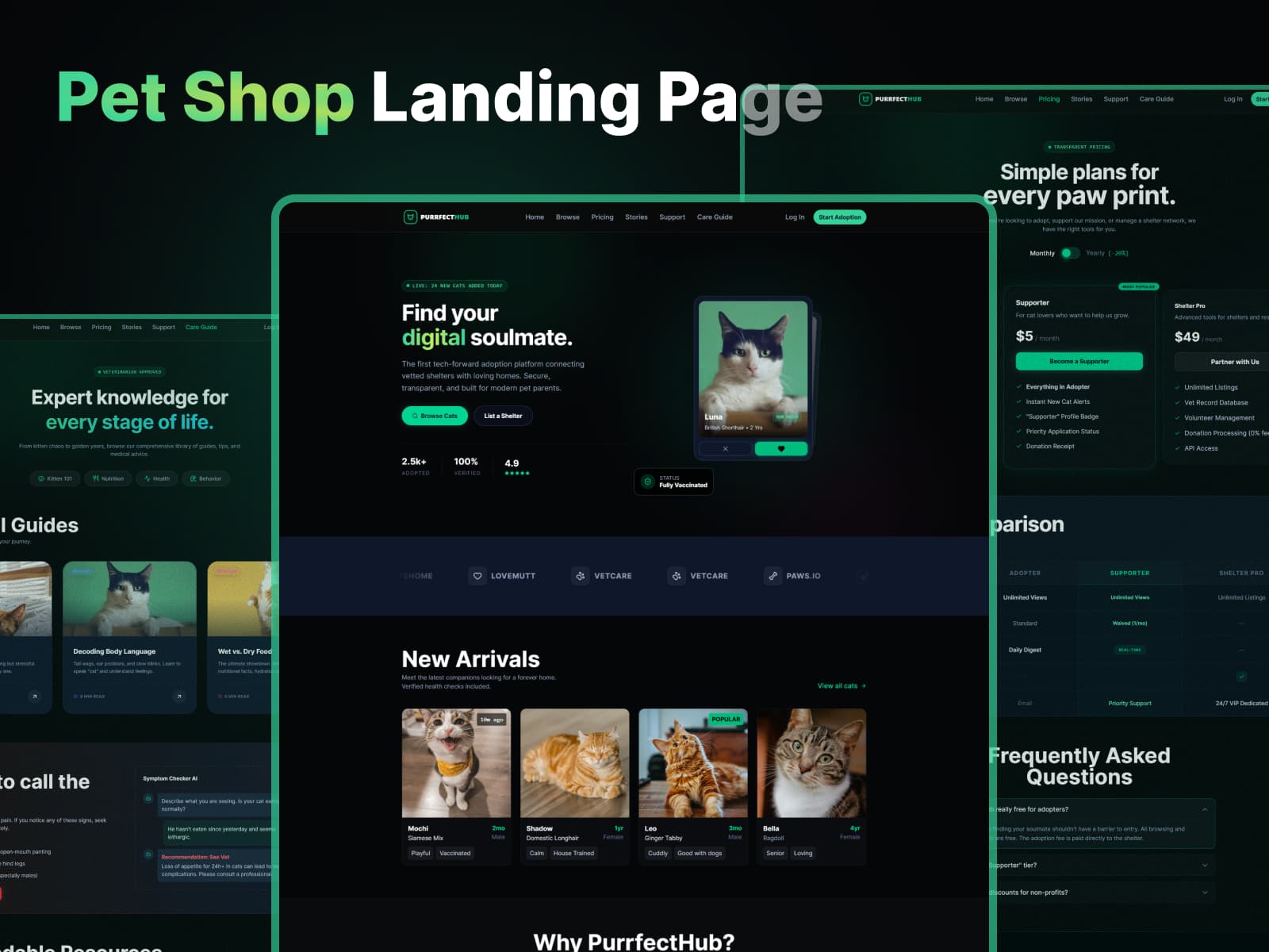 PURRFECT HUB Interface