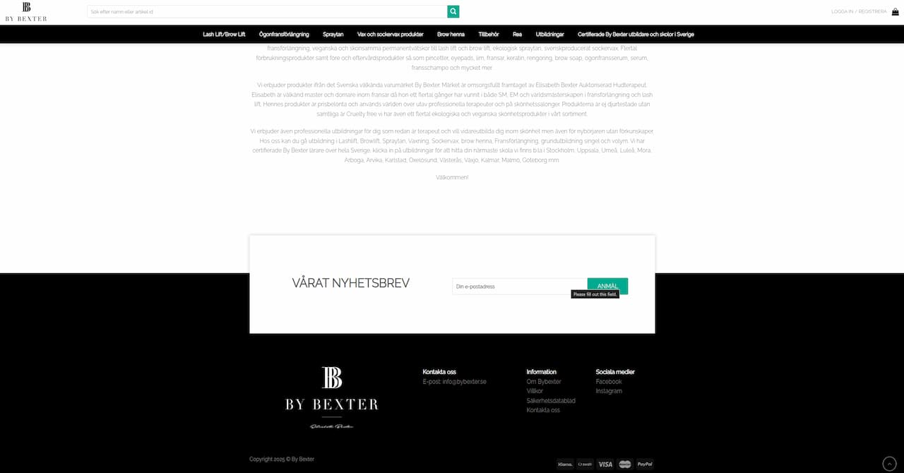 By Bexter Website Redesign | Portfolio | INJAAZH 24 By Bexter — Brand & E-Commerce Website Development