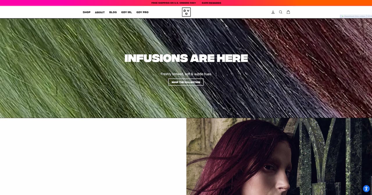Good Dye Young — Brand & E-Commerce Website Redesign
