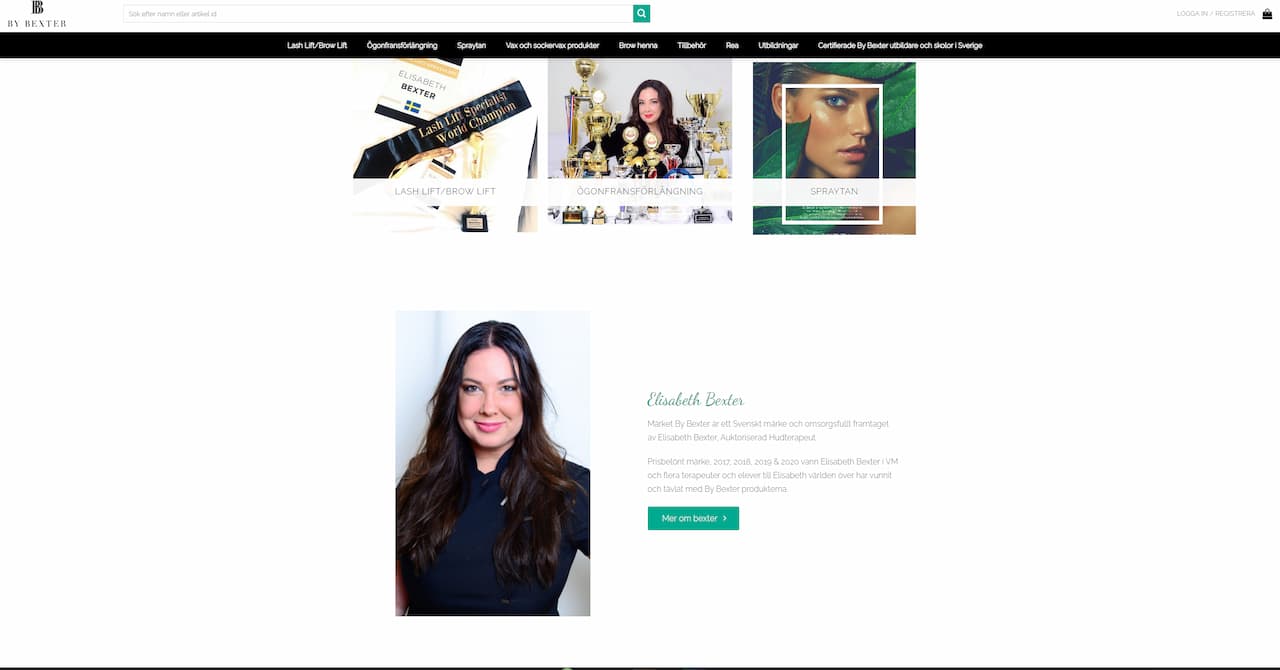 By Bexter Website Redesign | Portfolio | INJAAZH 23 By Bexter — Brand & E-Commerce Website Development