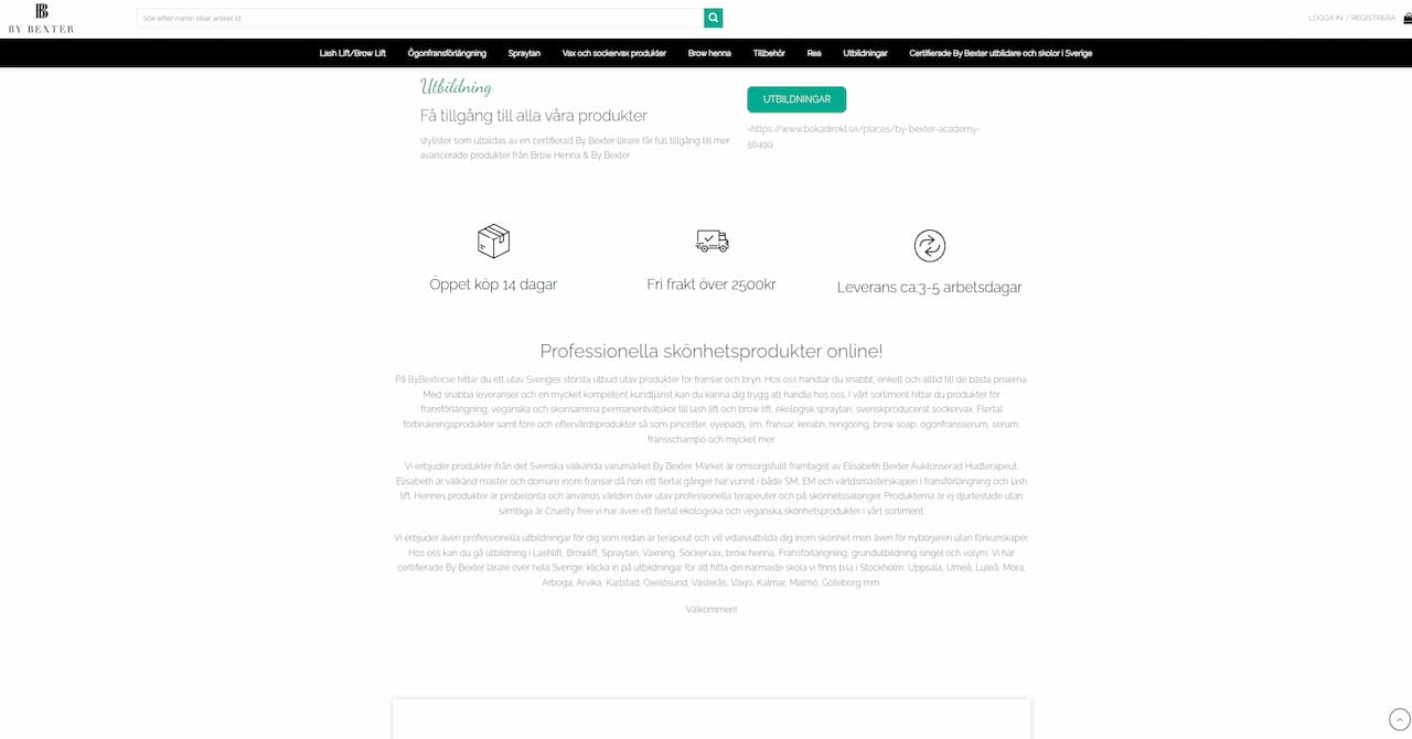 By Bexter Website Redesign | Portfolio | INJAAZH 22 By Bexter — Brand & E-Commerce Website Development