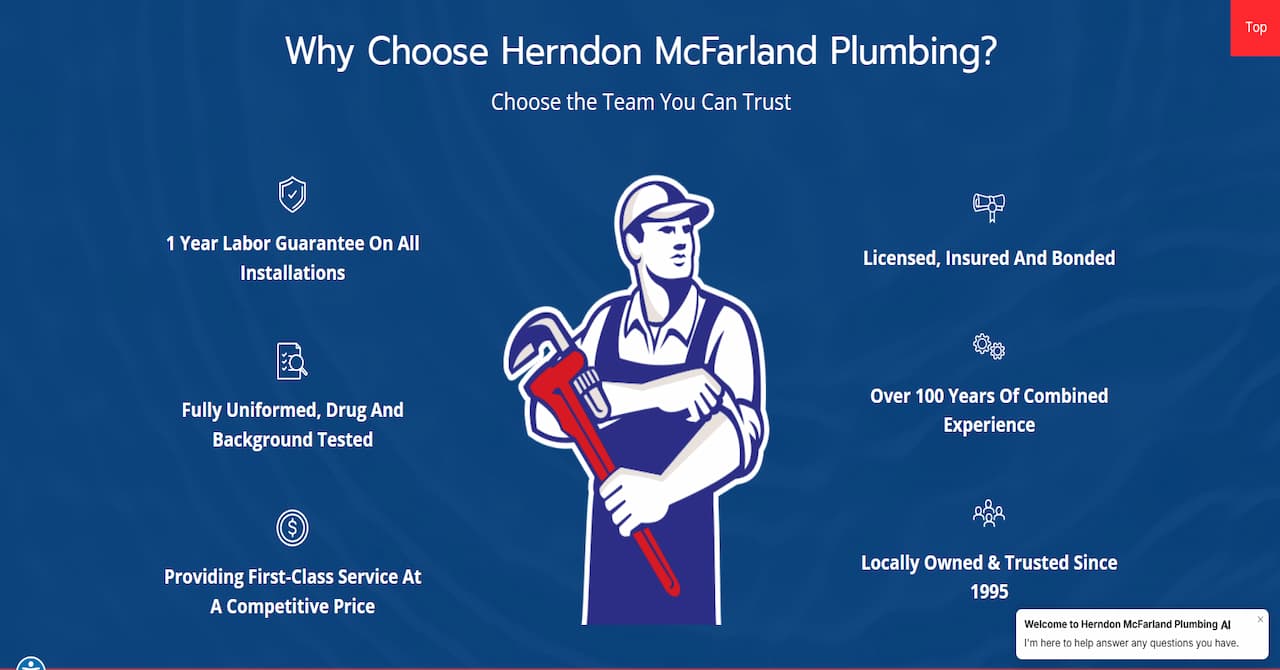 HMC Plumbing – Professional Plumbing & HVAC Website